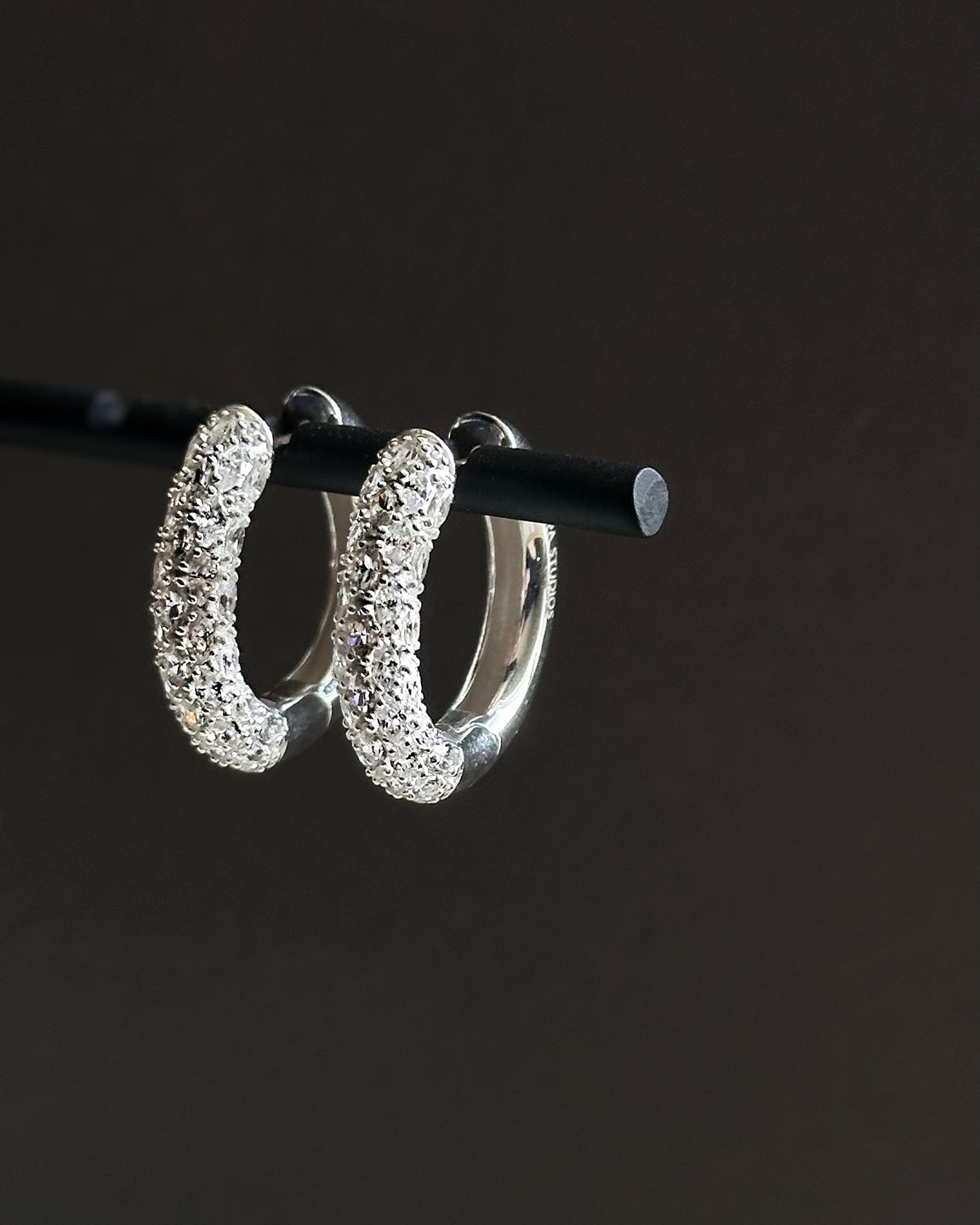 Bold Marquise Hoops Large