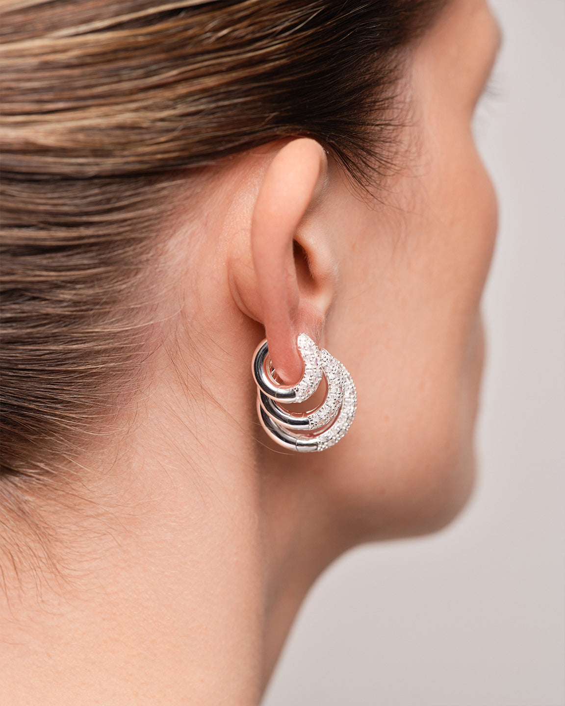 Bold Marquise Hoops Small