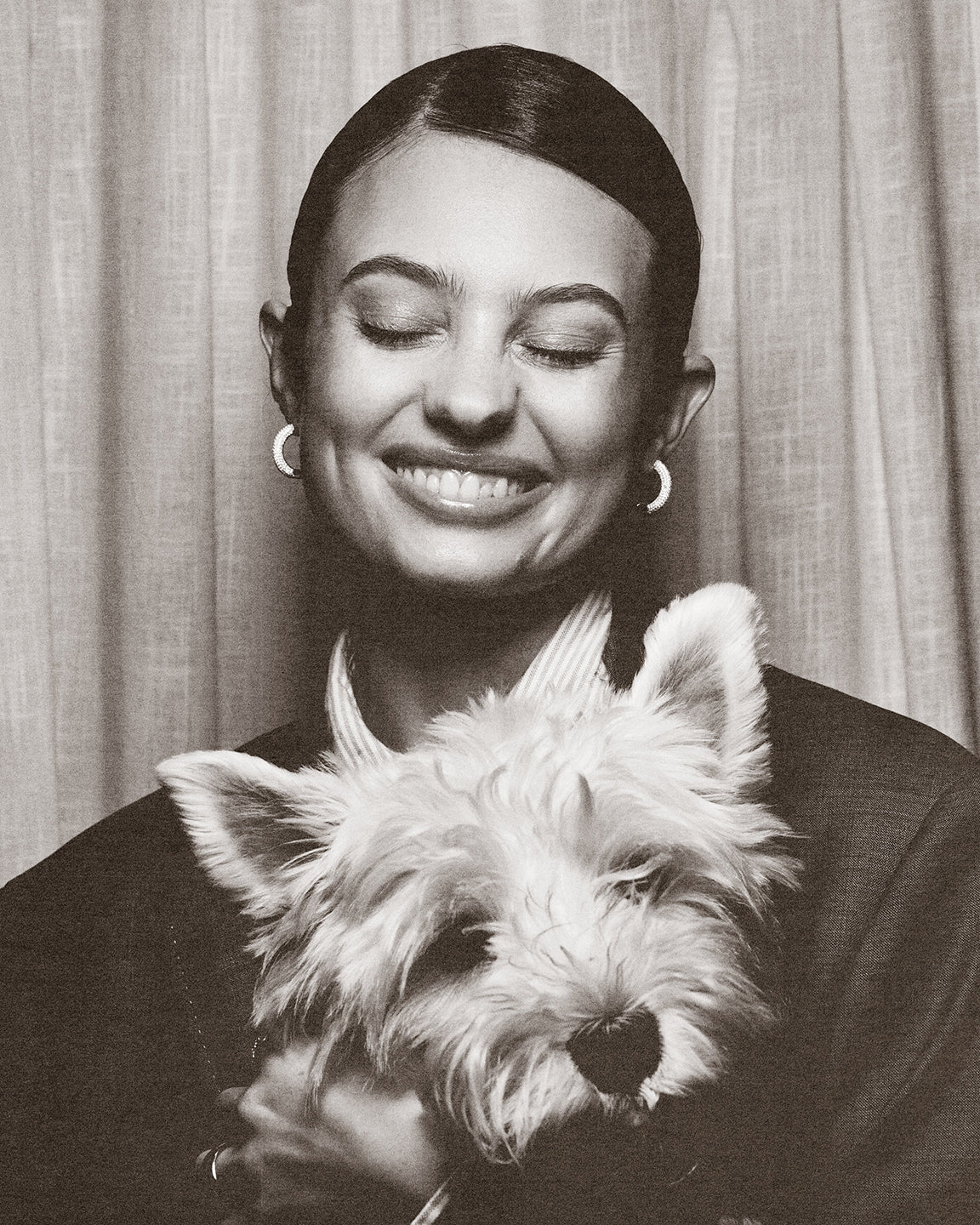 Bold Pave Hoops Large