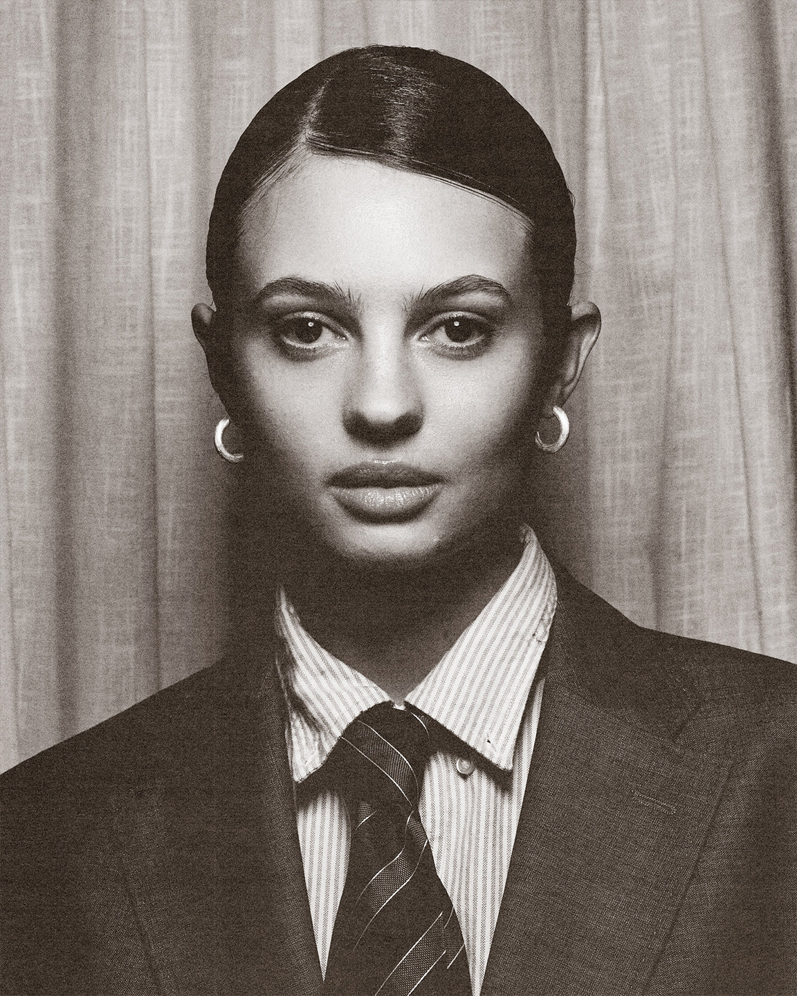 Bold Satin Hoops Large