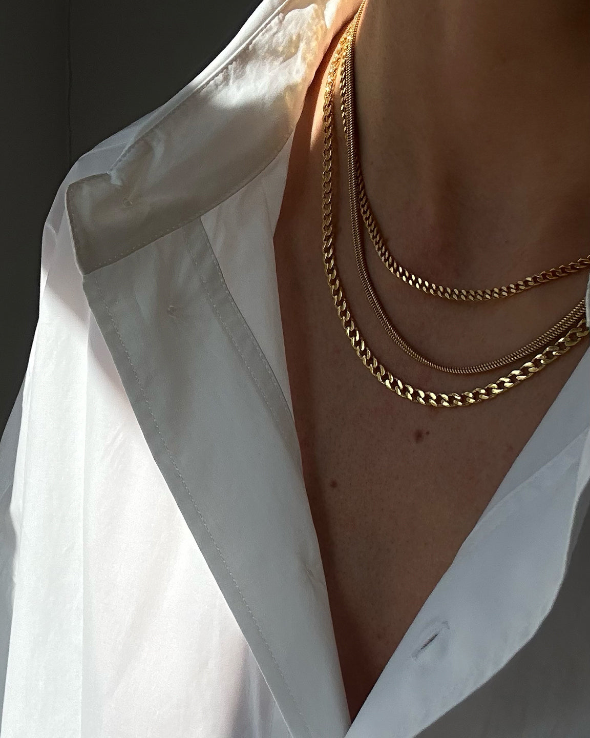 Curb Halskjede Large