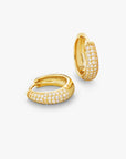 Dome Pave Hoops Large