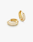 Dome Pave Hoops Medium