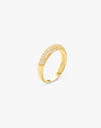 Dome Slim Pave Ring